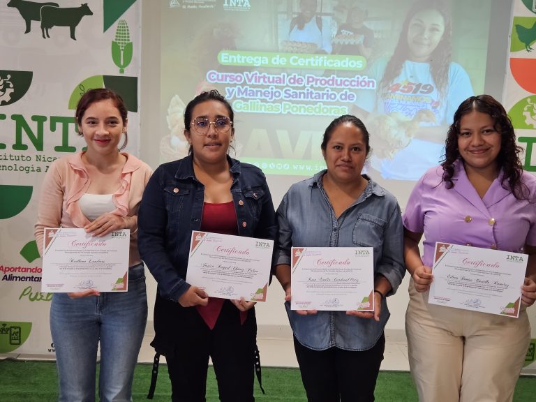 Entrega de Certificados del Curso Virtual de Producción y Manejo de Gallinas Ponedoras