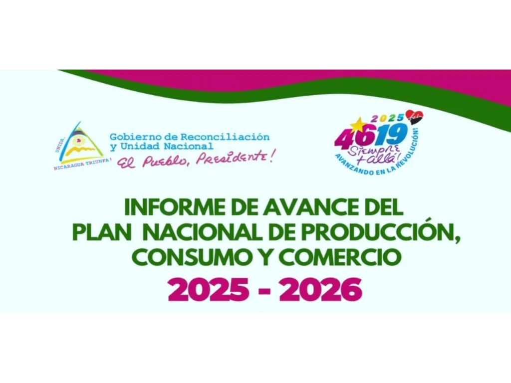 AVANCES DEL PLAN NACIONAL PRODUCCIÓN, CONSUMO Y COMERCIO 2025–2026