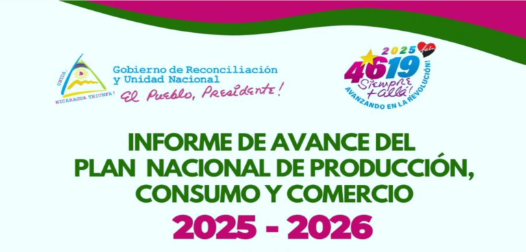 AVANCES DEL PLAN NACIONAL PRODUCCIÓN, CONSUMO Y COMERCIO 2025–2026