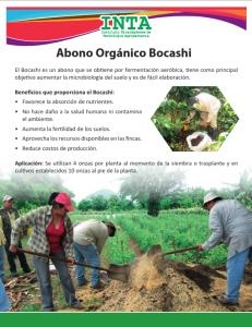 ABONO ORGÁNICO BOCASHI